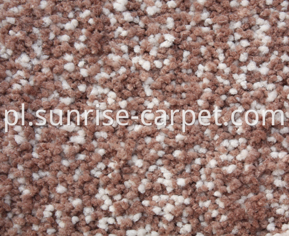 Microfiber Shaggy Rug Beige mix color